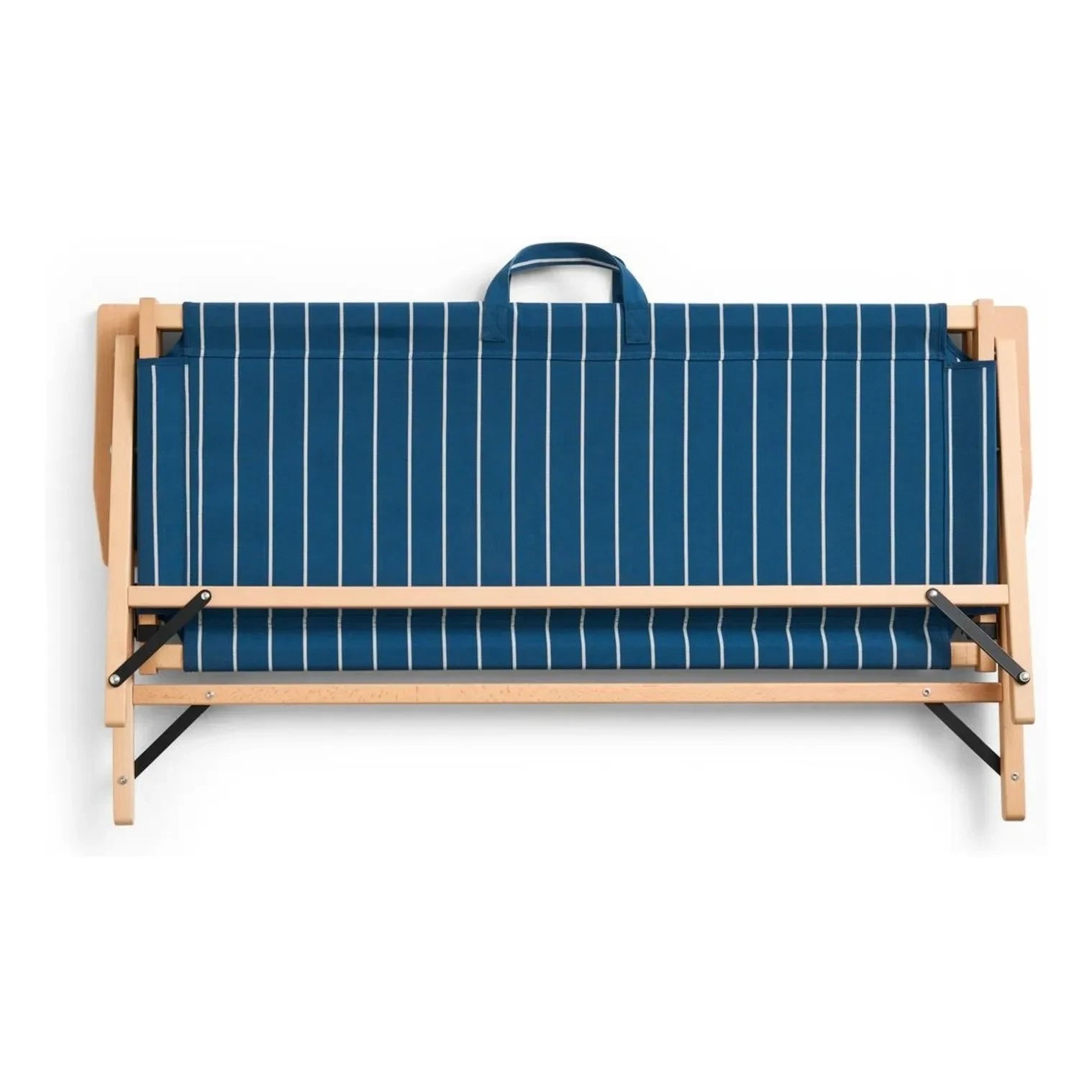 Hay - Outdoor Market Klappbank, Jasper Morrison | Blau