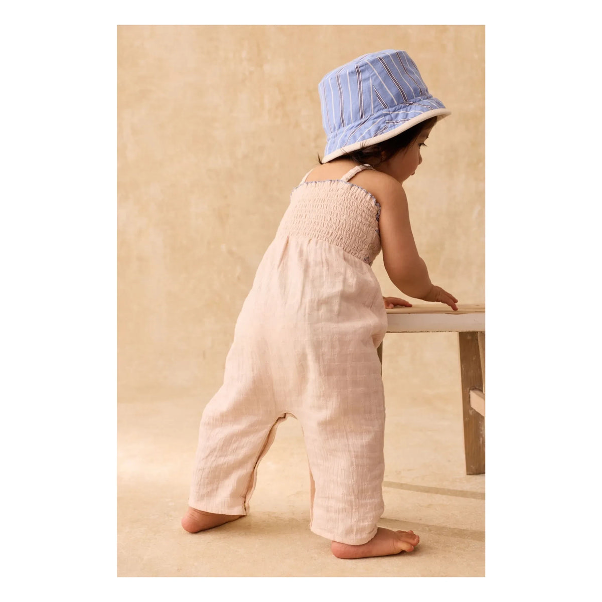 Louise Misha - Morli Texturierter Strampler | Creme