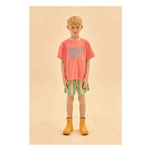 Jelly Mallow - Sterne gestreifte Shorts | Türkis
