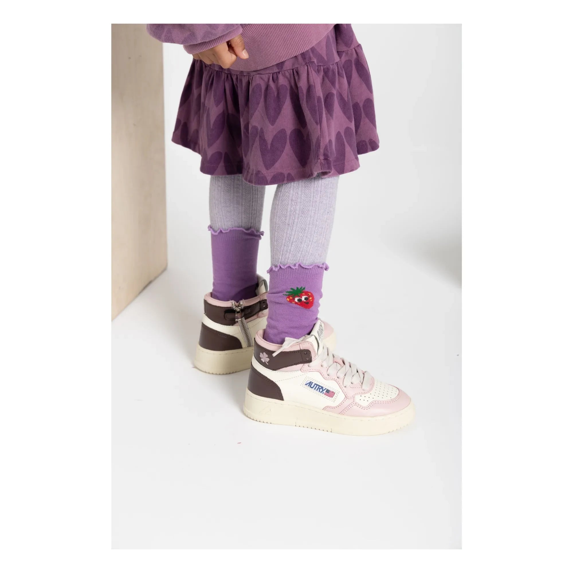 Hundred Pieces - KLASSISCHE ERDBEER-SOCKEN | Lila