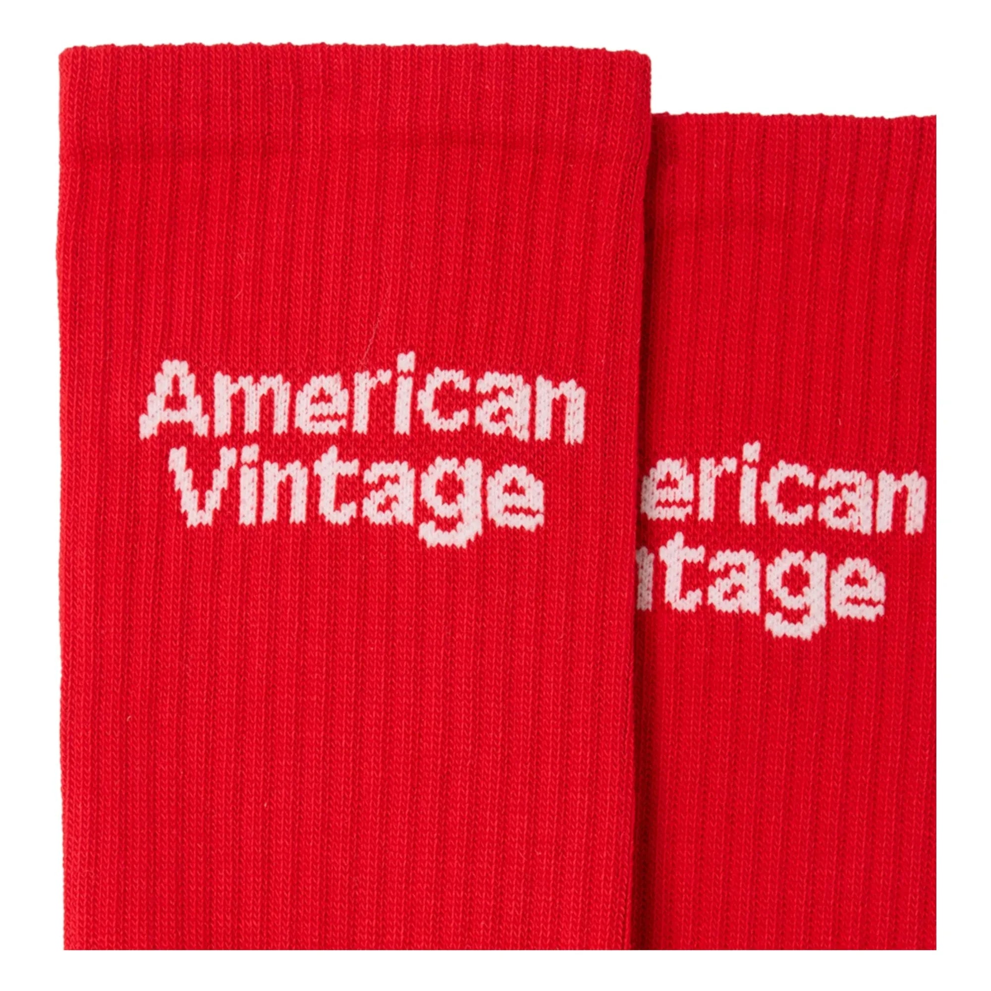 American Vintage - Clypsun Baumwollsocken | Rot
