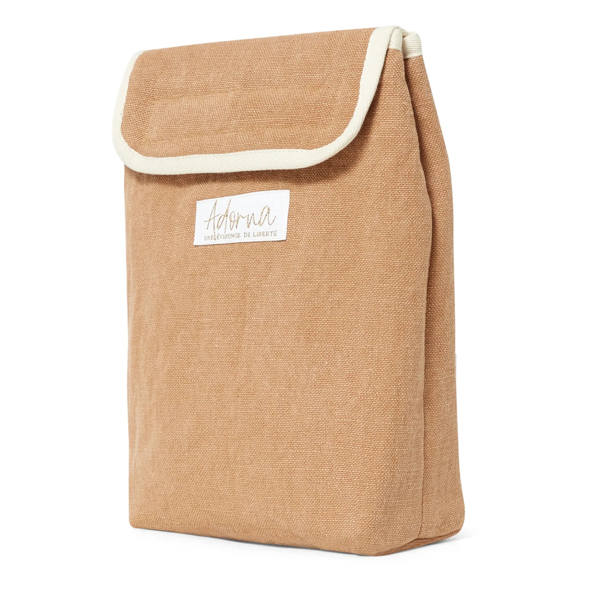 Adorna - Isolierte Lunchtasche aus Leinen | Terrakotta