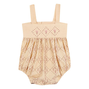 birinit - Castelflorite bestickter Overall | Honig