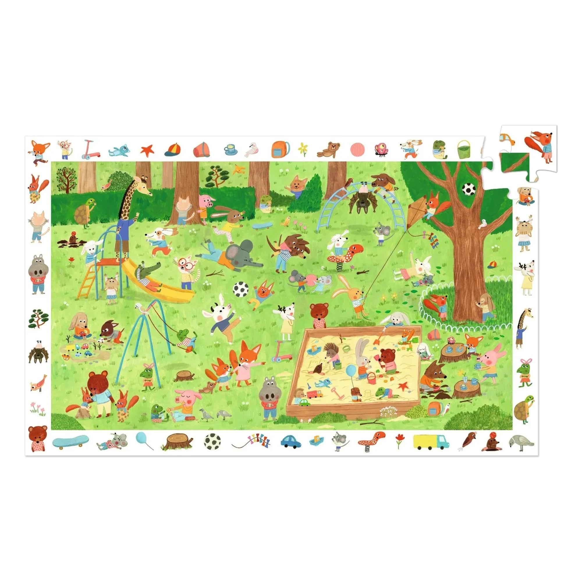 Djeco - Quadratisches Puzzle - 36 Teile