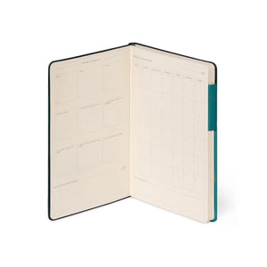 Legami - Çizgili Defter - Tek Renk Yumuşak Kapak - Malakit Yeşili - Benim Defterim