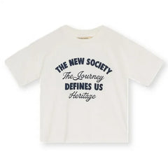 The New Society – Weißes Herren-T-Shirt
