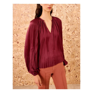 Ulla Johnson – Bluse Electra | Bordeaux