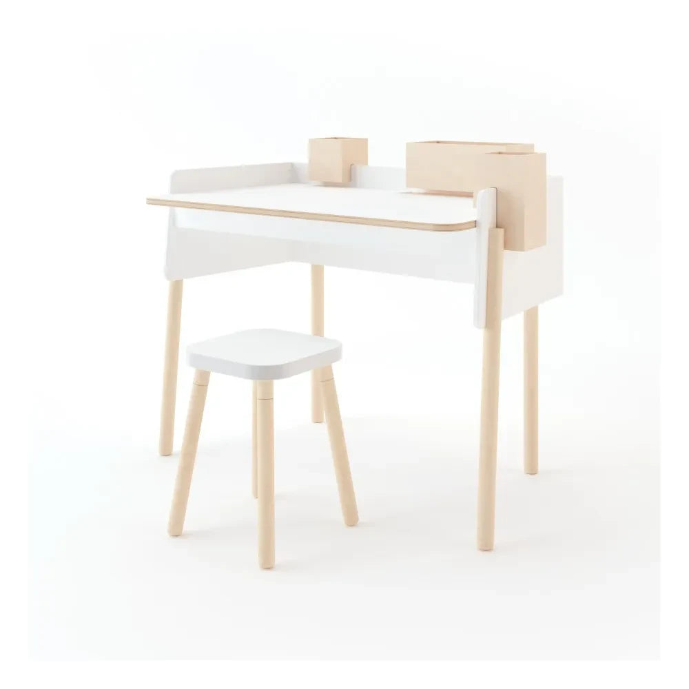 Oeuf NYC - Verstellbarer Hocker | Weiß