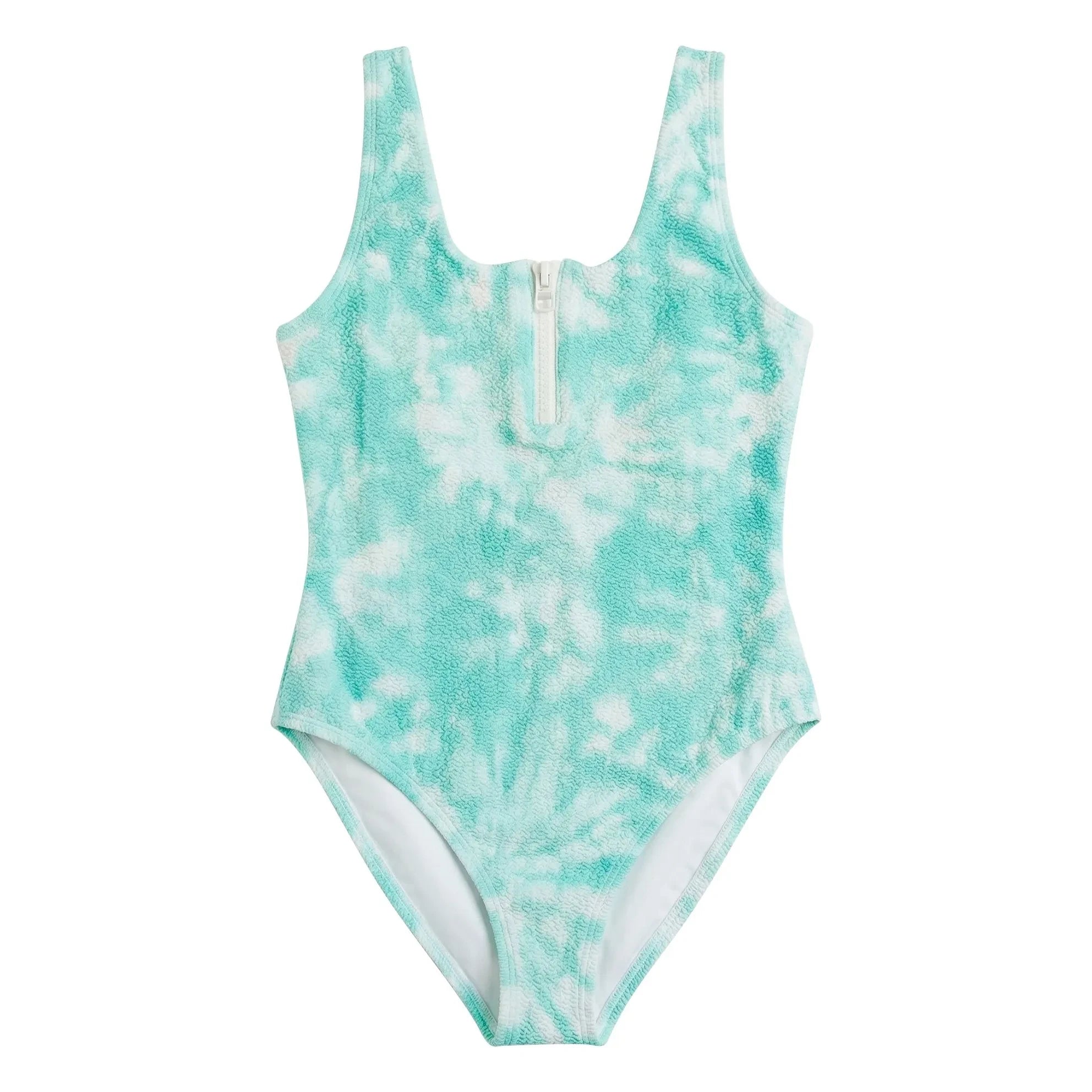 Lison Paris - 1-teiliger Badeanzug Taha'a Batikmuster | Türkis