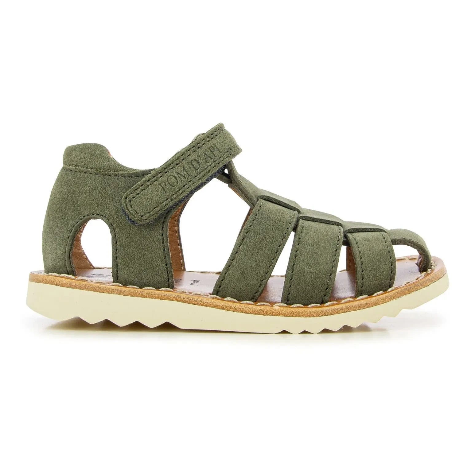 Pom d'Api - Waff Papy Sandale | Khaki