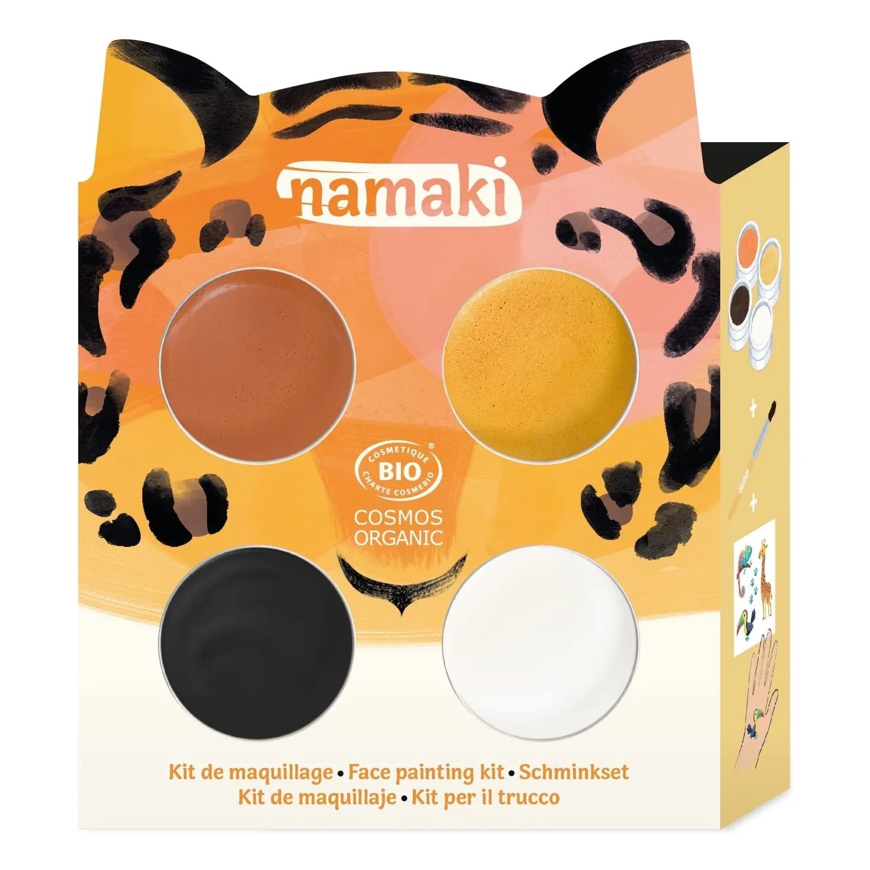 Namaki – 4-Shadow Tiger Make-up-Palette | Orange