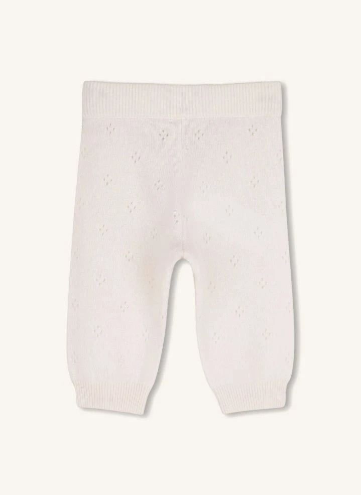 Chloé - Kaşmir Tişört ve Pantolon Takımı | Chalk