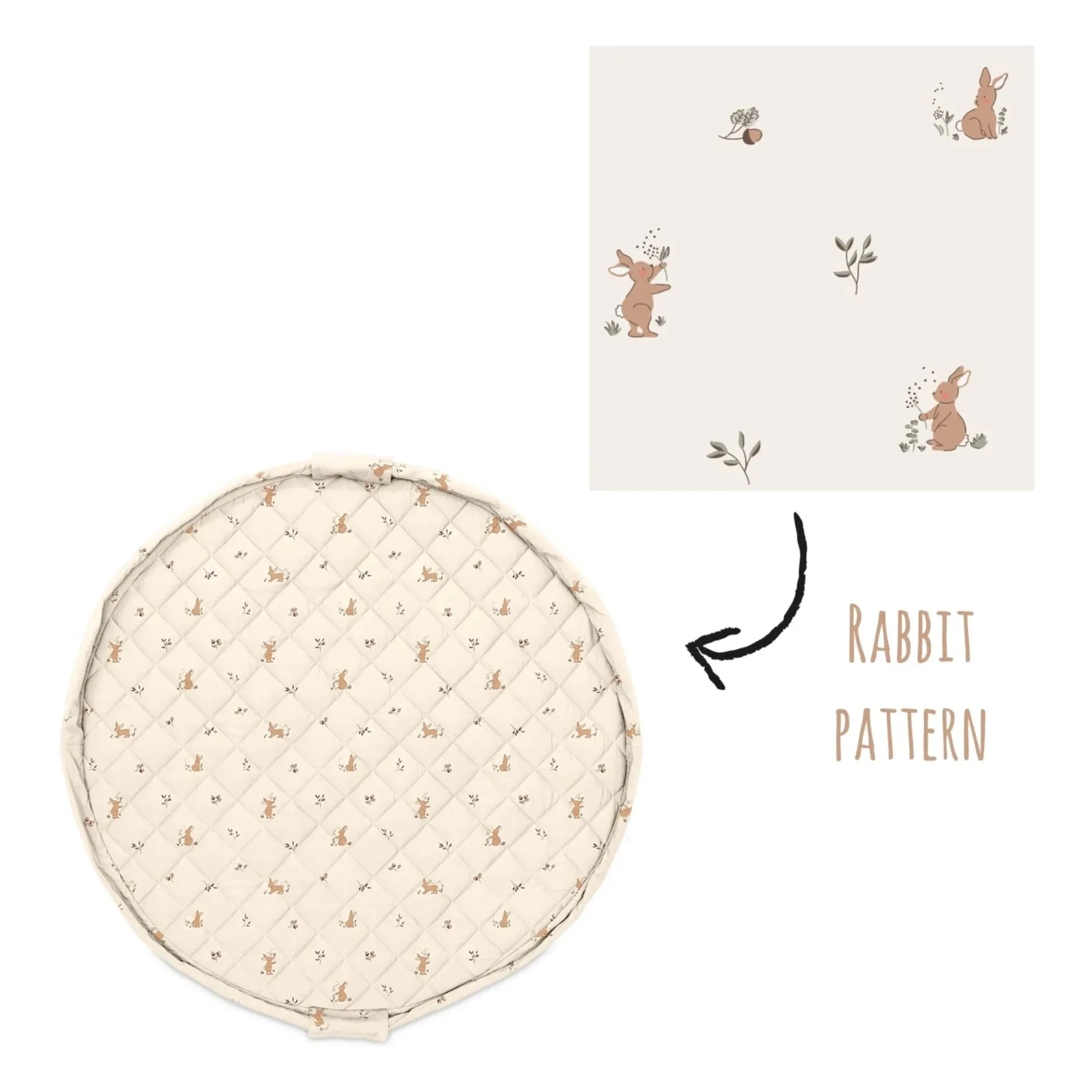 Play and Go - Noomad Tasche / Spielmatte - Kaninchen | Nude