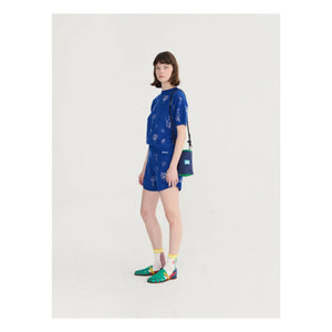 Bobo Choses - Summer Trip Bio-Baumwollpullover | Blau
