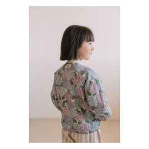 Studio Bohème - Léon Flowers Bomberjacke aus Bio-Baumwolle | Flieder