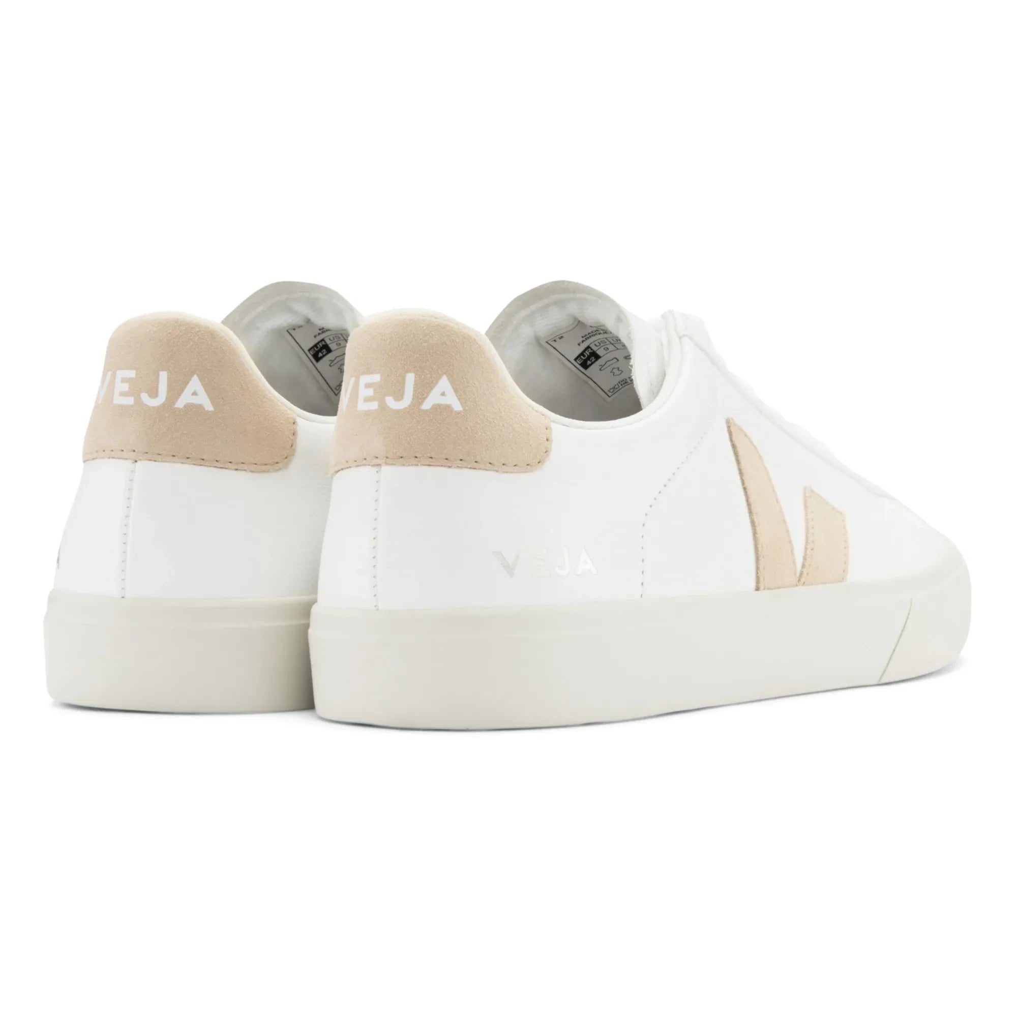 Veja - Campo Chrome-Free-Leder-Sneaker | Beige