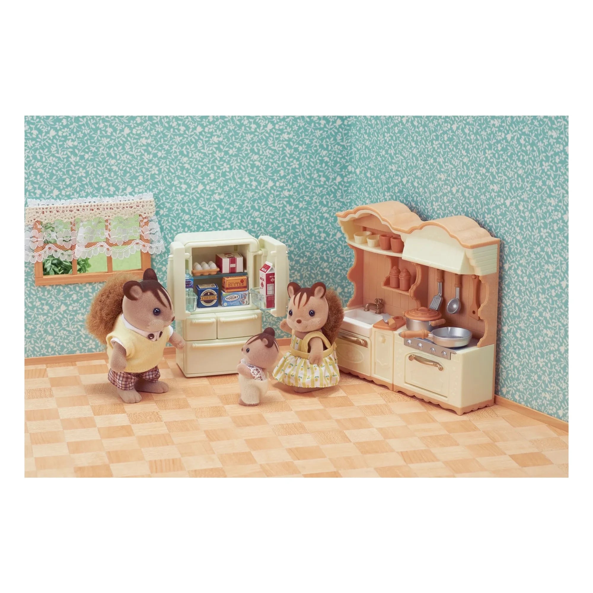 Sylvanian Families - Set mit Küchenschränken