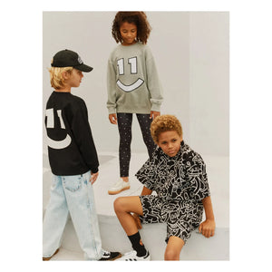 Molo - Avart Doodles Shorts aus Bio-Baumwolle | Schwarz
