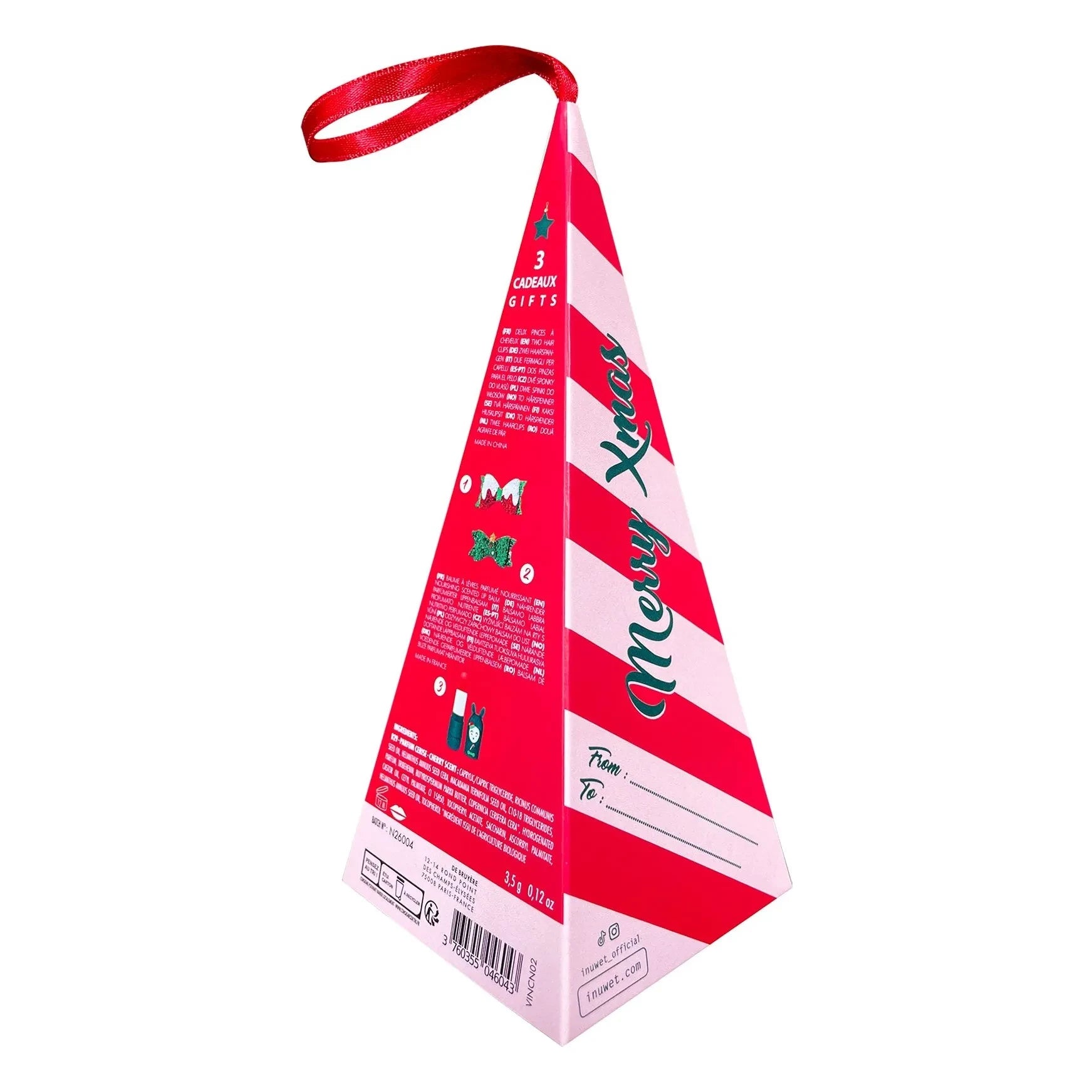 Inuwet – Weihnachtliches Lippen- und Haarset