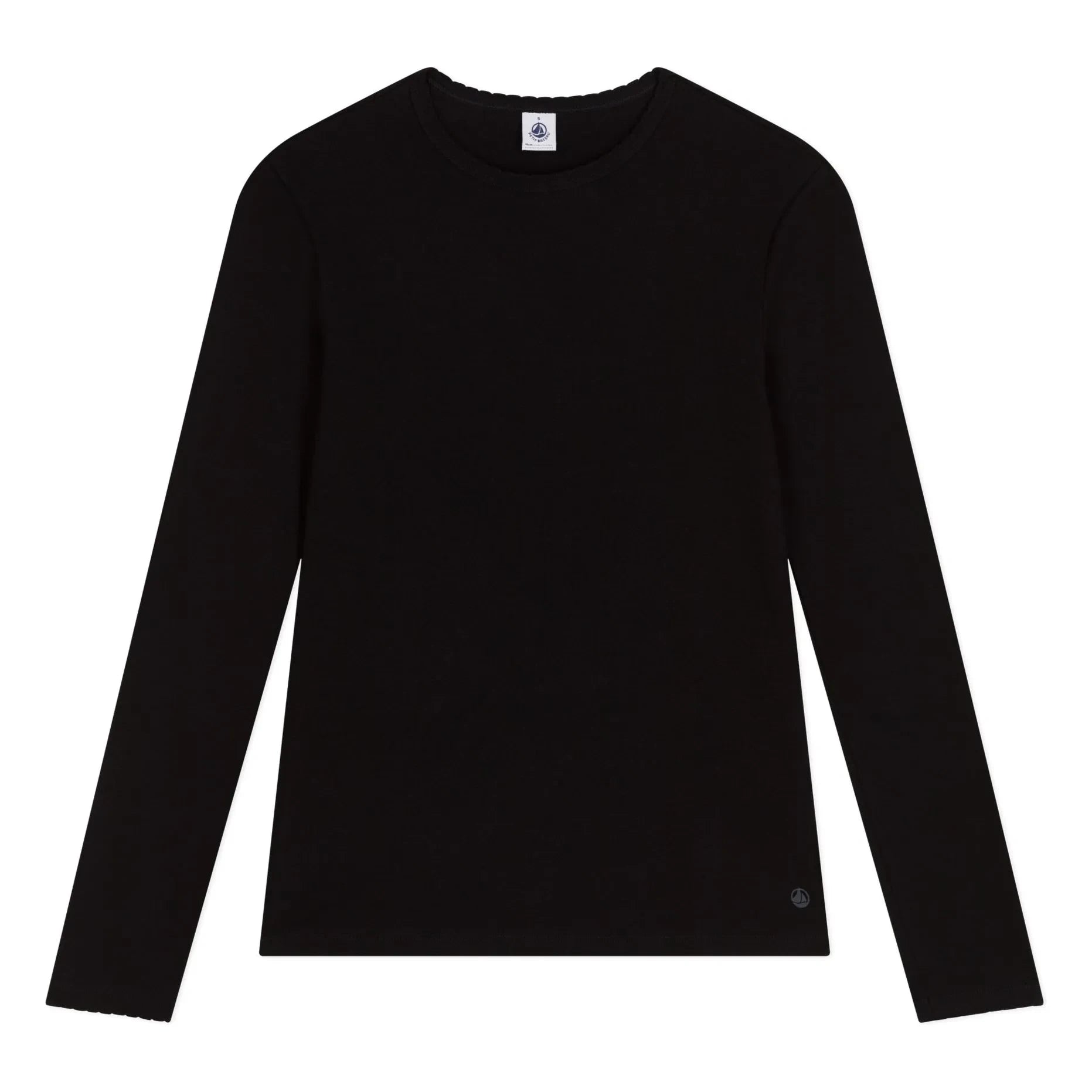 Petit Bateau - L'Iconique organik pamuklu Tişört | Siyah