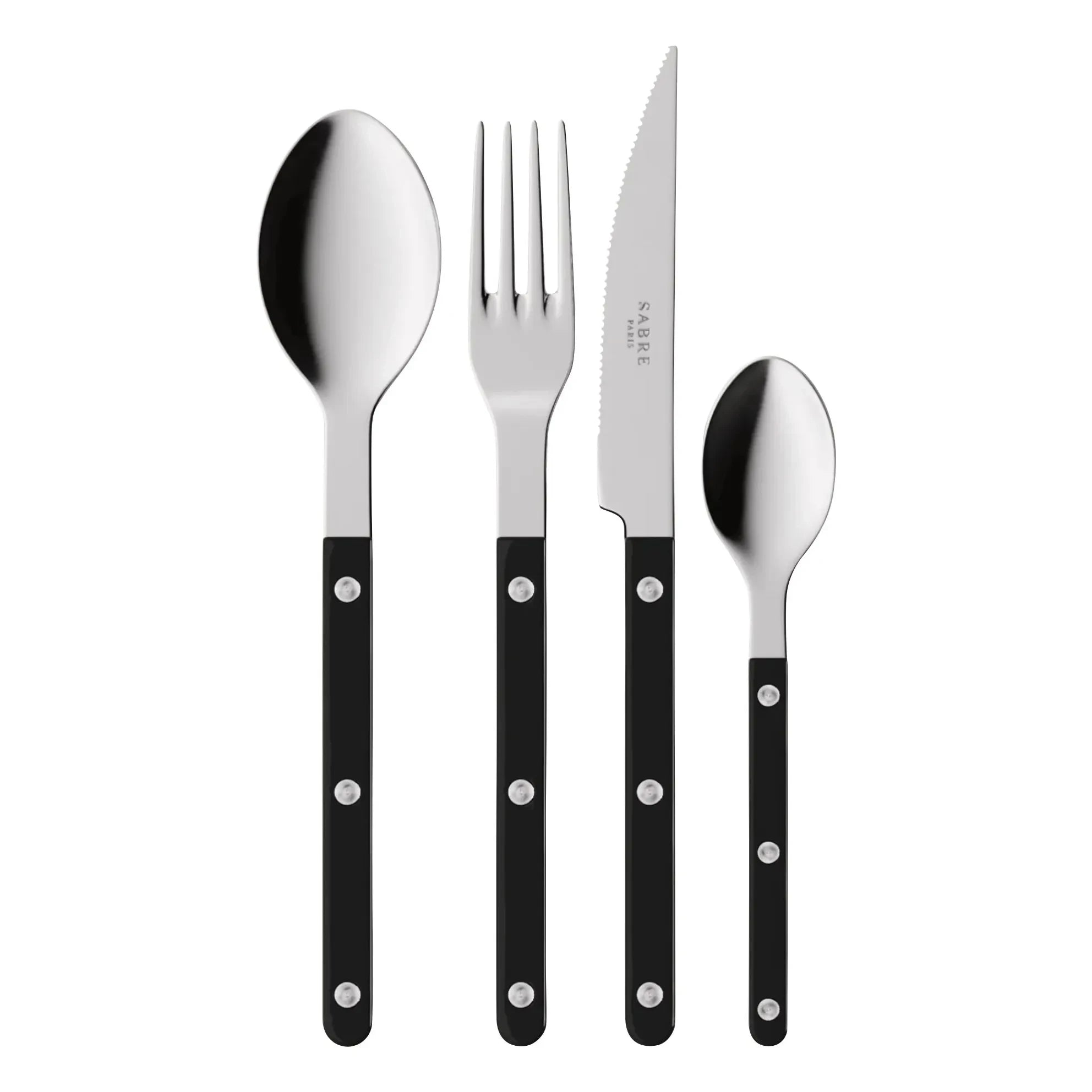 Sabre - 24-teiliges Besteckset | Schwarz