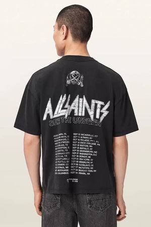 AllSaints erkek pamuklu tişört CHROMIUM