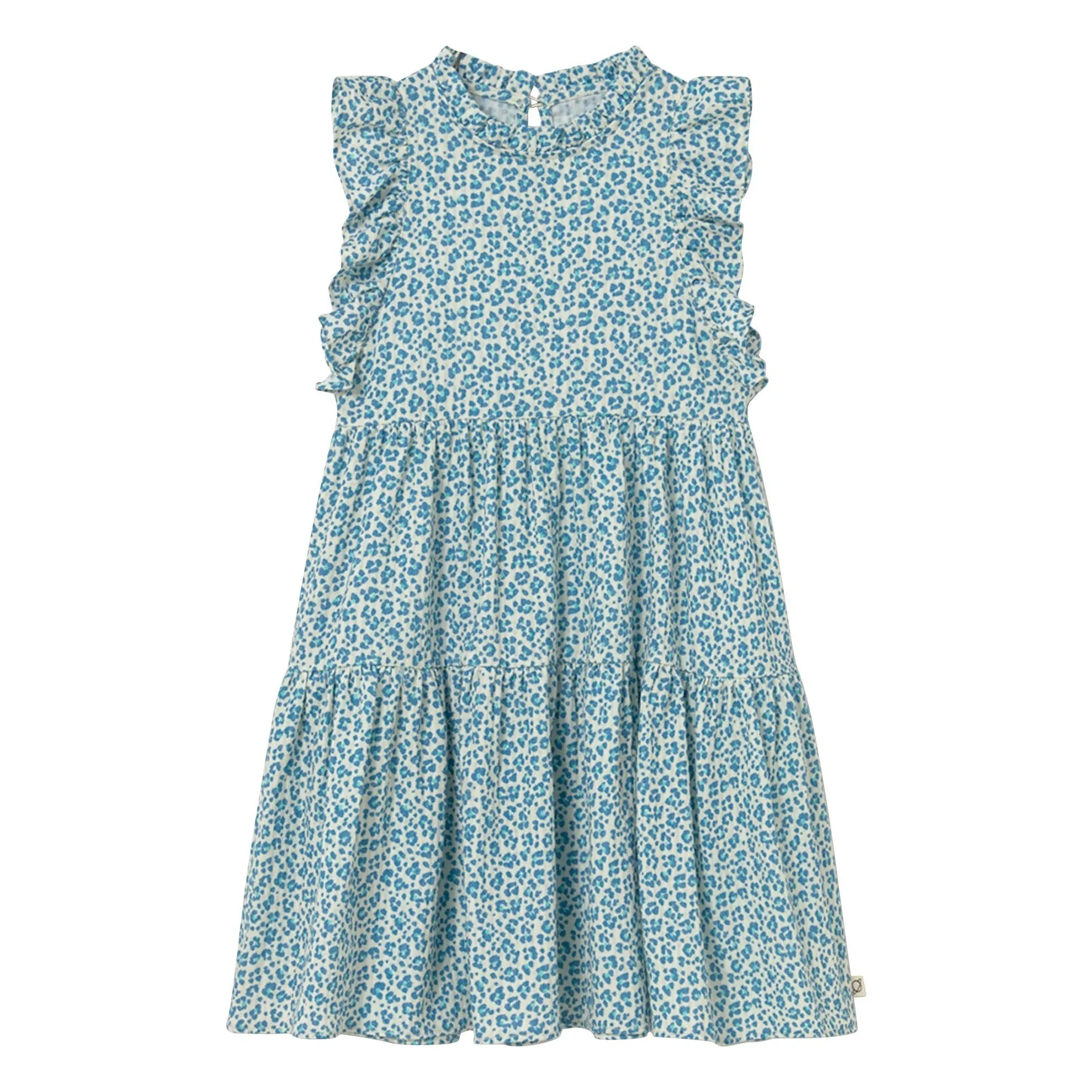 Cozmo - Perla Leopardenkleid | Türkis