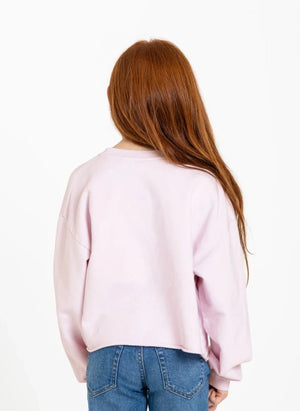 Hundred Pieces - Belmont Horses Organische Baumwoll-Sweatshirt | Hellrosa