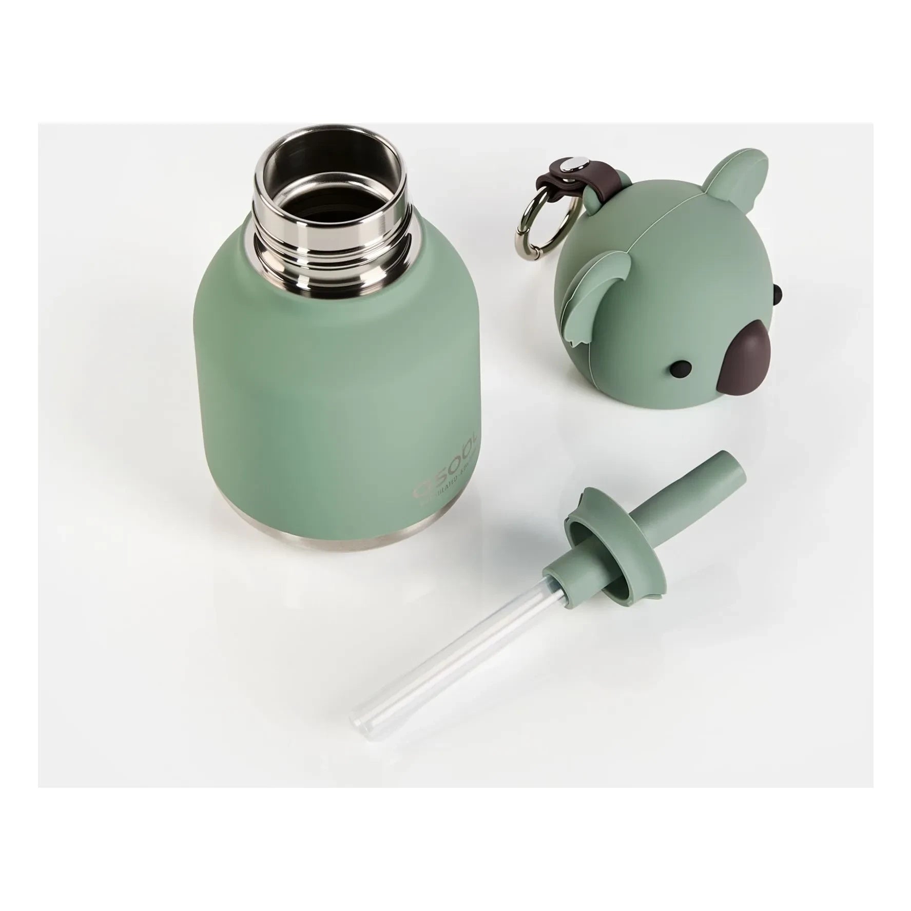 Asobu - Koala Edelstahl-Mini-Trinkflasche | Grau