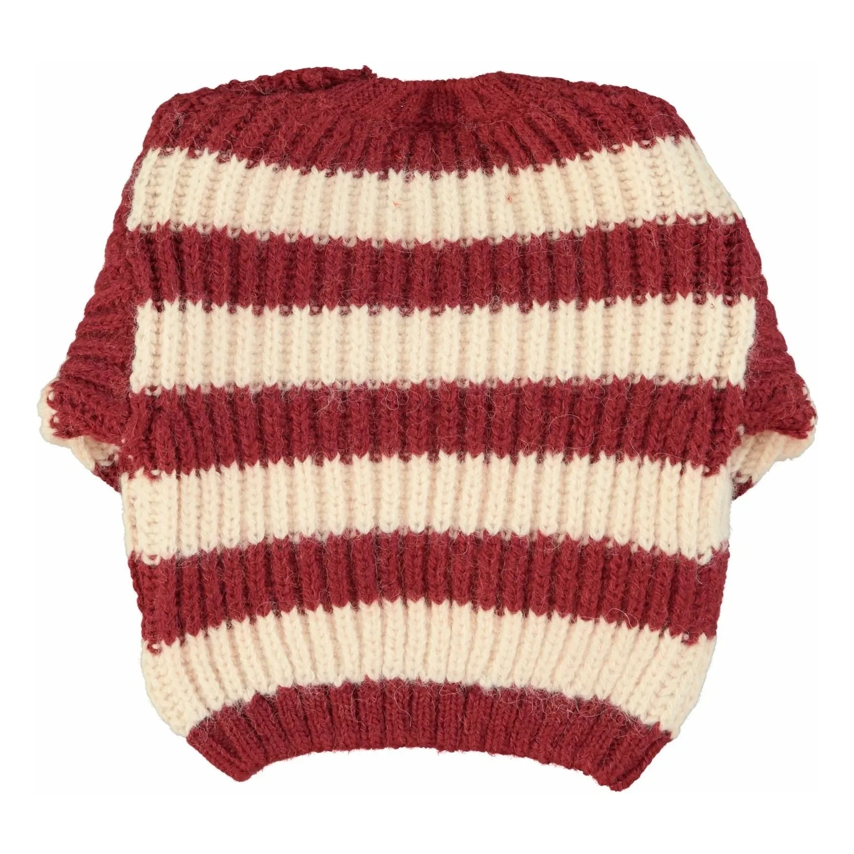 Piupiuchick - Gestreifter Wollpullover | Bordeaux