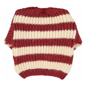 Piupiuchick - Gestreifter Wollpullover | Bordeaux