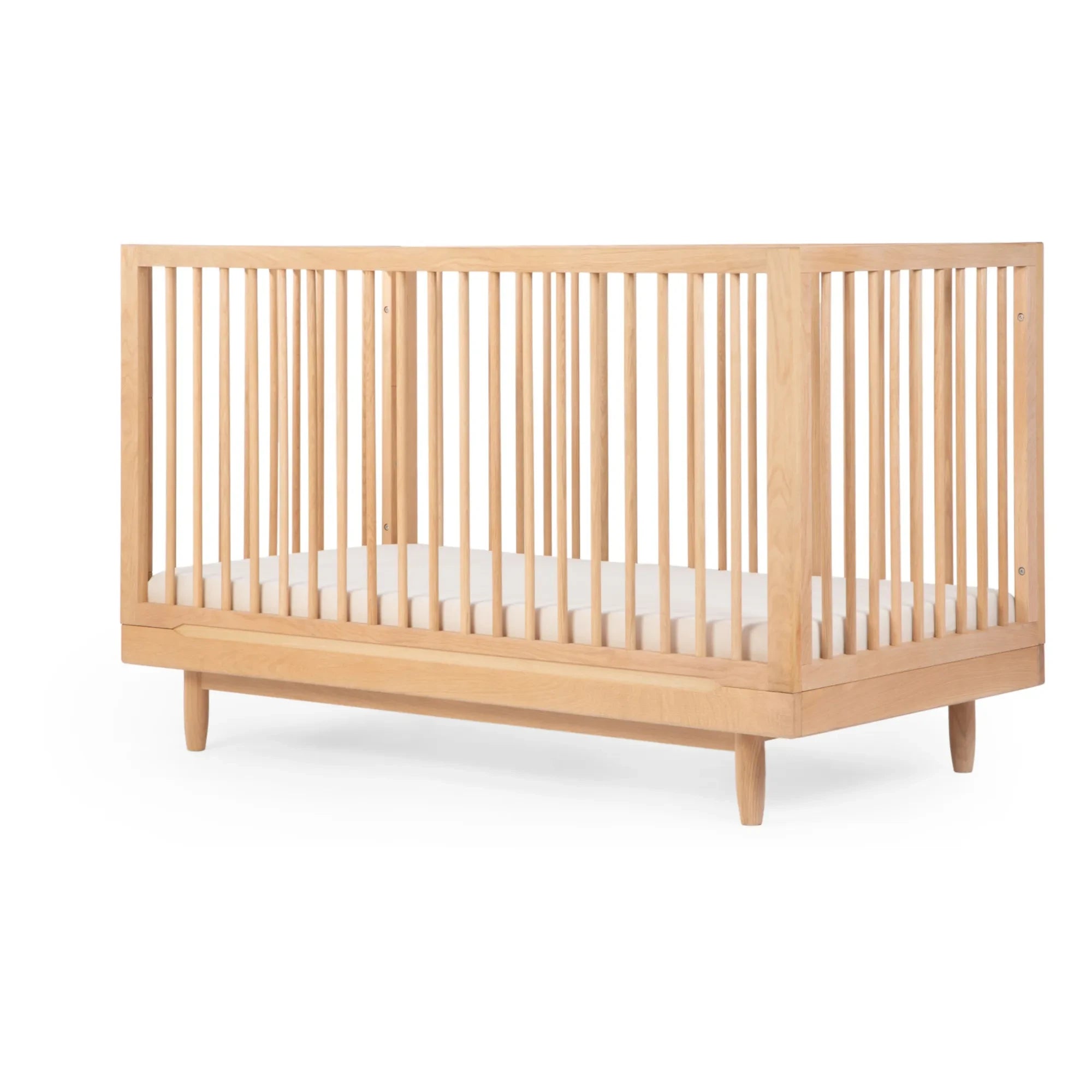 Nobodinoz - Pure Umbaubares Babybett 70x140 cm | Eiche