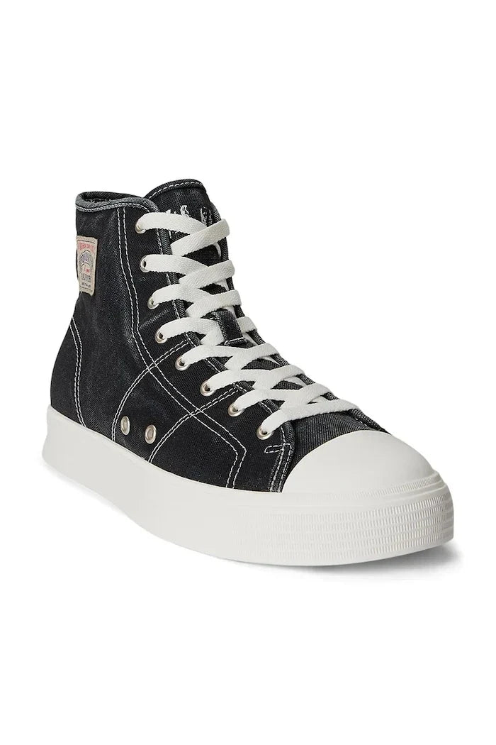 Polo Ralph Lauren Ayers Mid Yüksek Nubuk Erkek Sneaker