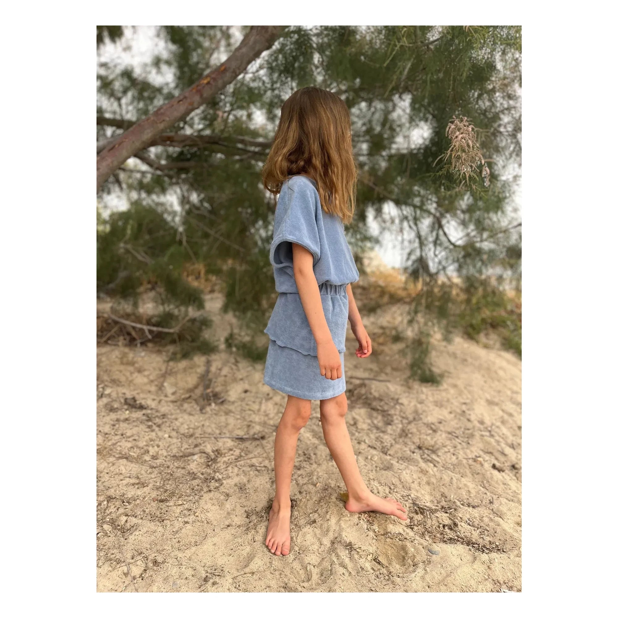 We Are Kids - Bree Bio-Schwamm-T-Shirt | Graublau