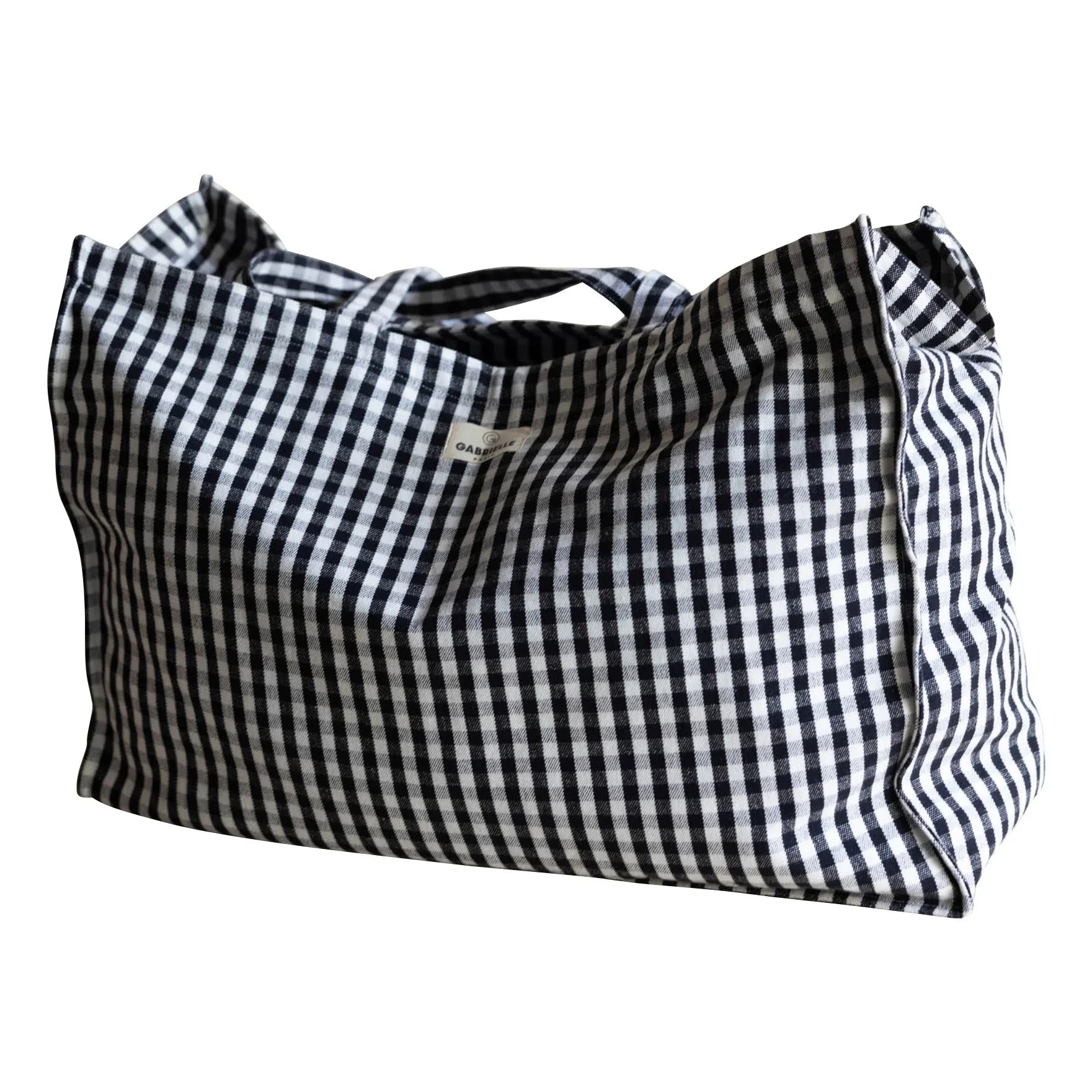 Gabrielle Paris - Gingham Clutch | Schwarz