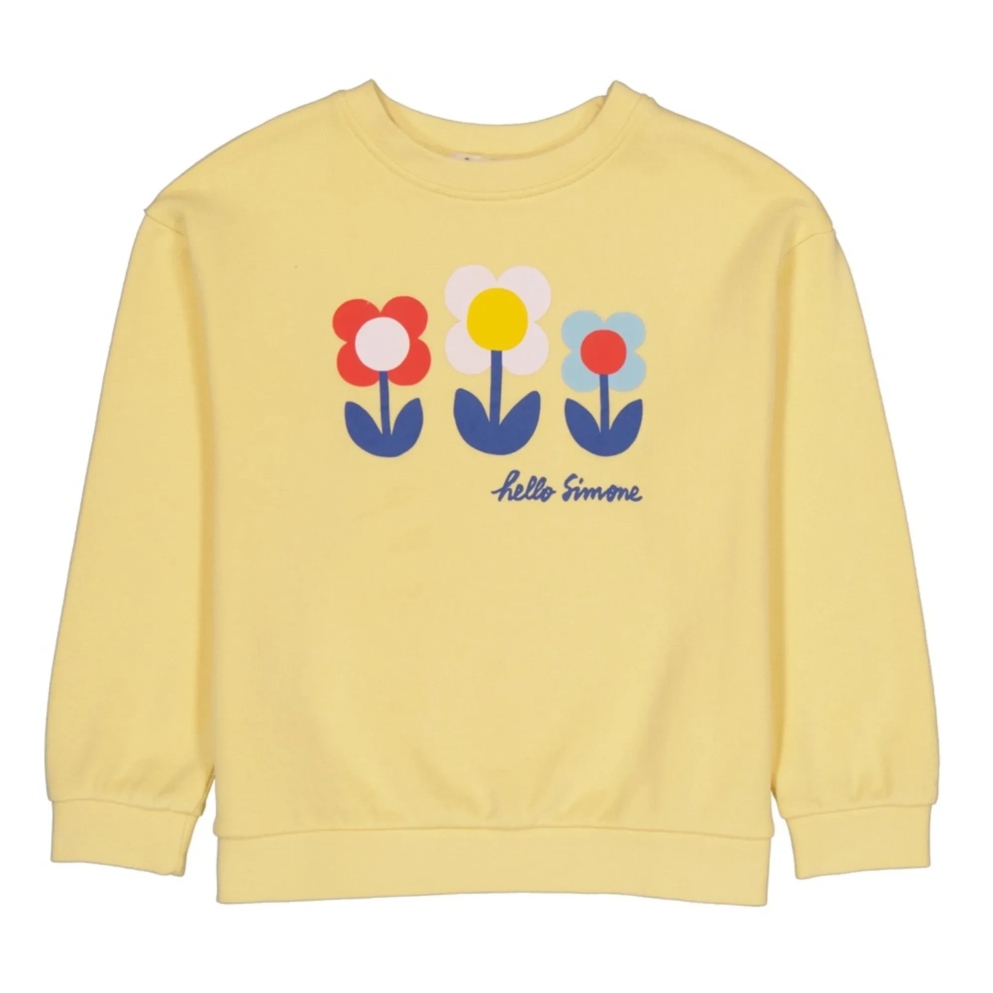 Hello Simone - Sweety Bio-Baumwollpullover | Blassgelb