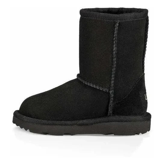 UGG - Classic II Lammfellgefütterte Wildlederstiefel | Schwarz