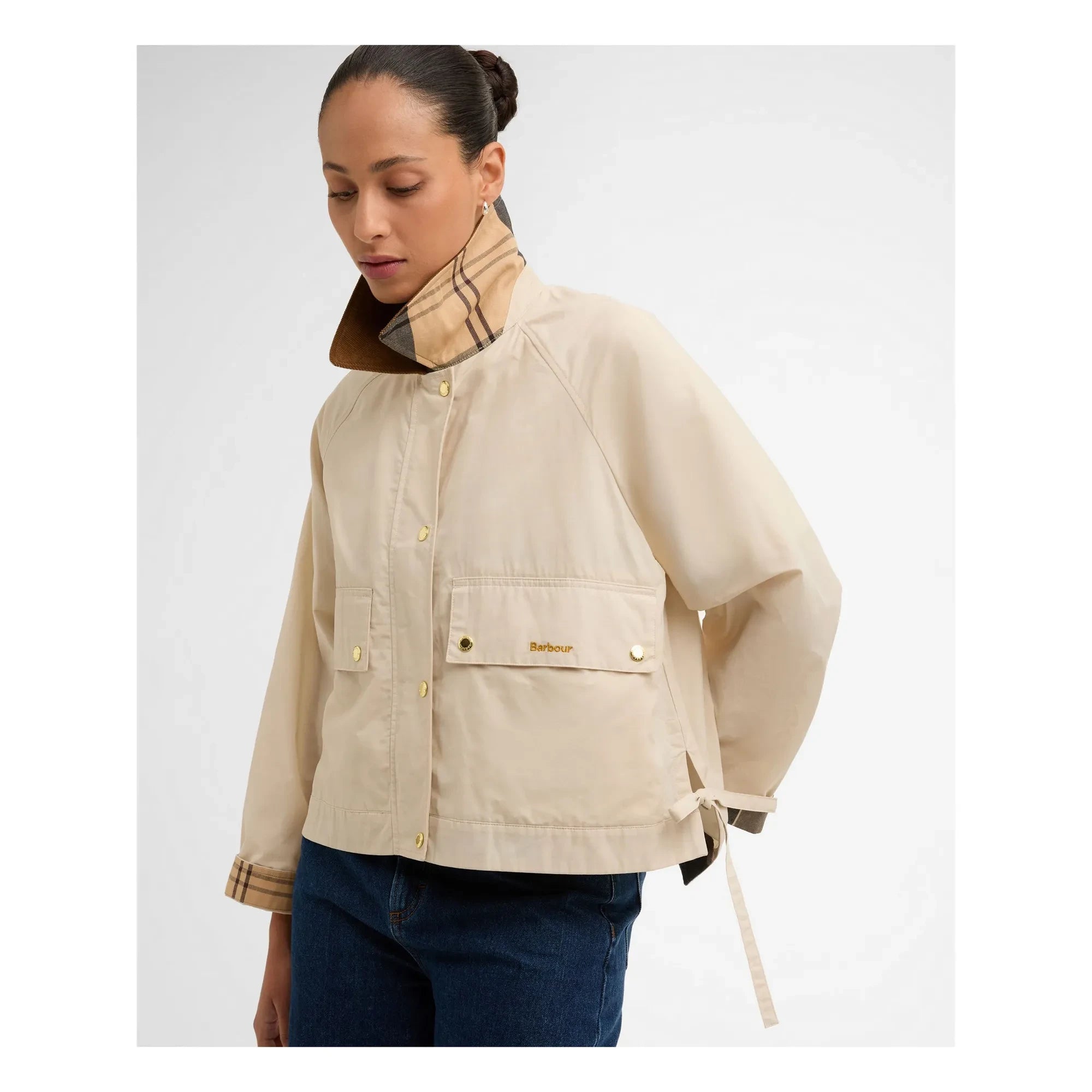 Barbour - Medland wasserdichte Jacke | Creme