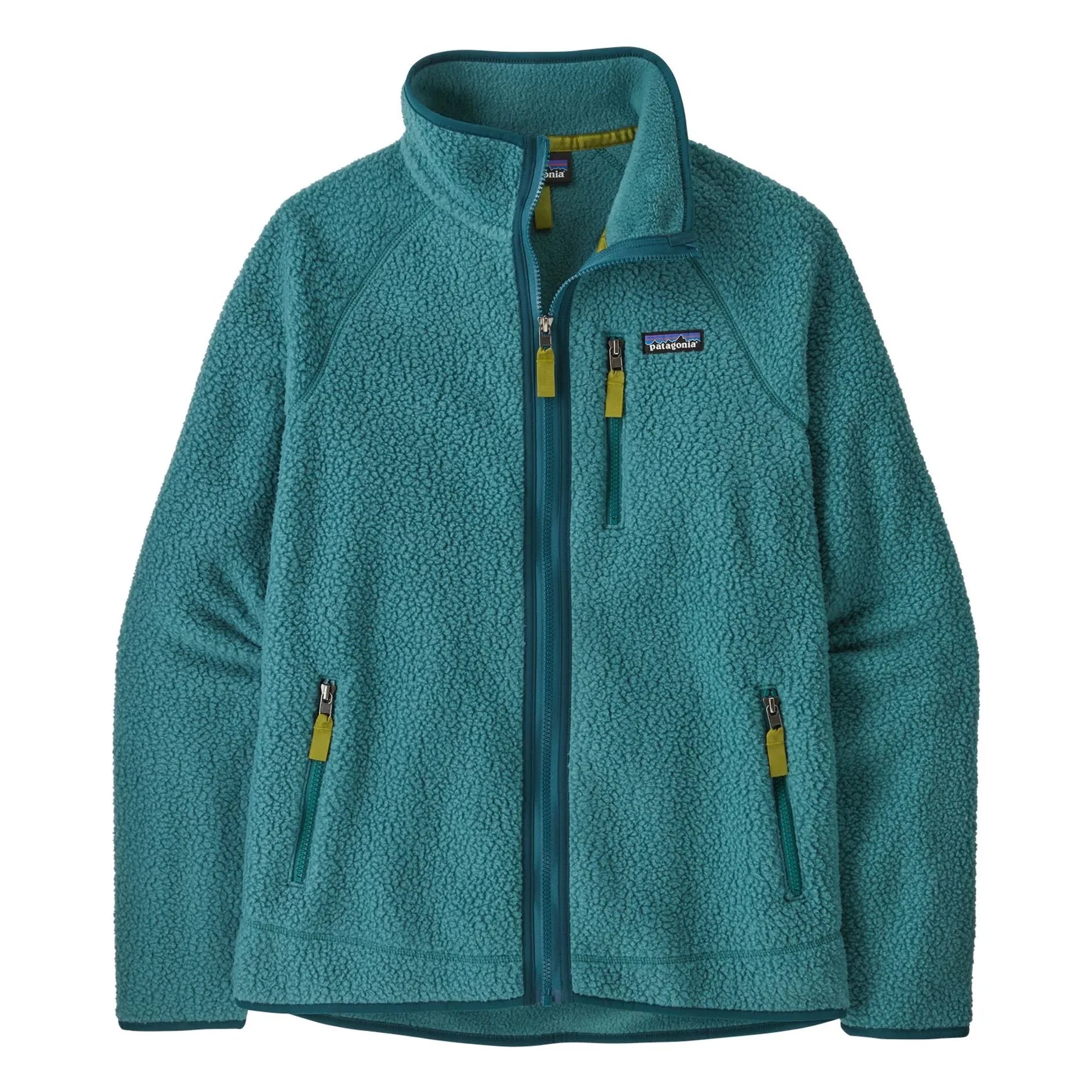 Patagonia - Retro Pile Fleece aus recycelten Fasern mit Reißverschluss | Pfauenblau