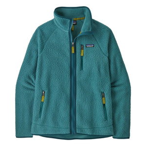 Patagonia - Retro Pile Fleece aus recycelten Fasern mit Reißverschluss | Pfauenblau