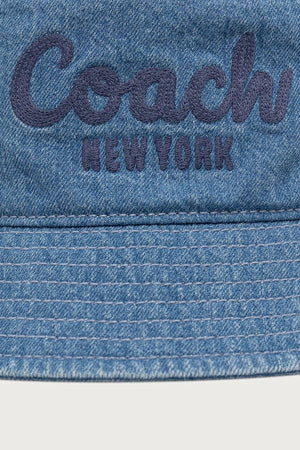 Coach denim kadın bucket şapka