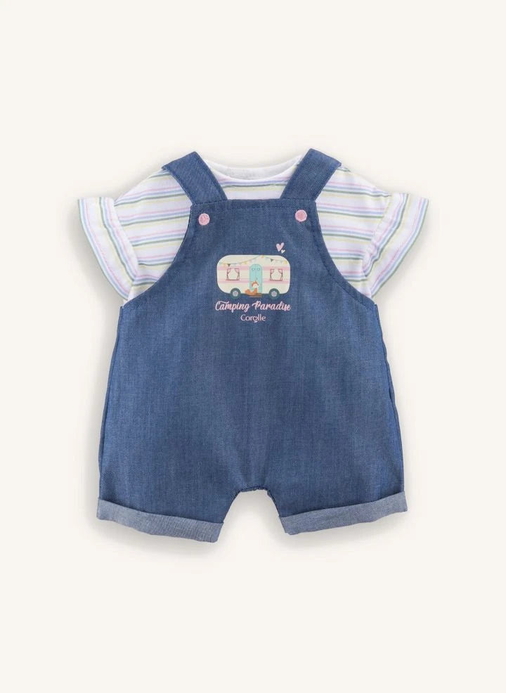 Corolle - "Kleiner Entdecker" Overall und T-Shirt | Denim