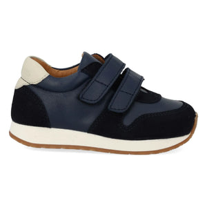 Angulus - Sneakers mit doppelten Streifen | Marineblau