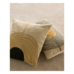 Maison Sarah Lavoine - Kissen Mirage bestickt | Senf
