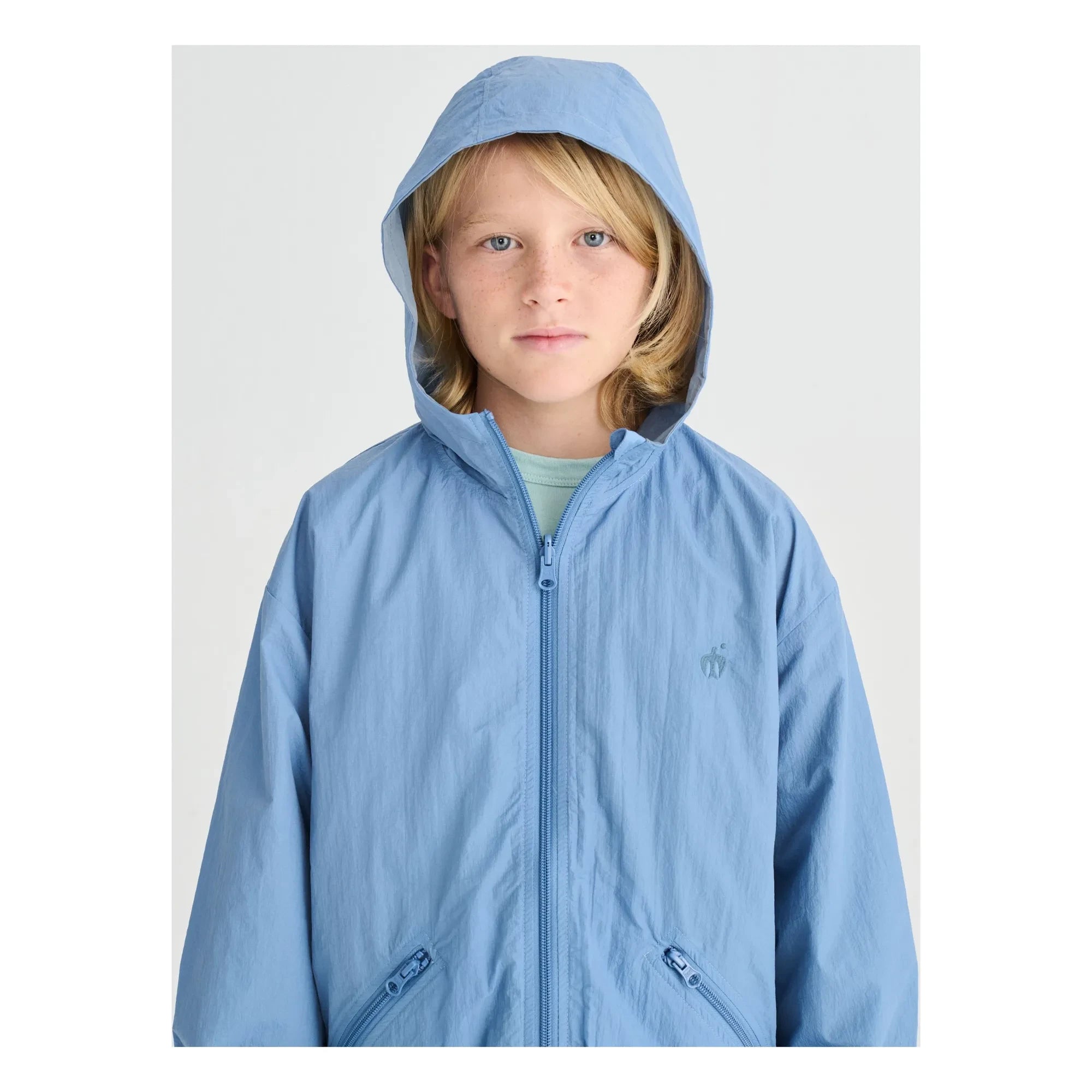 True Artist – Nr. 2 Wende-Windjacke | Grau-Blau