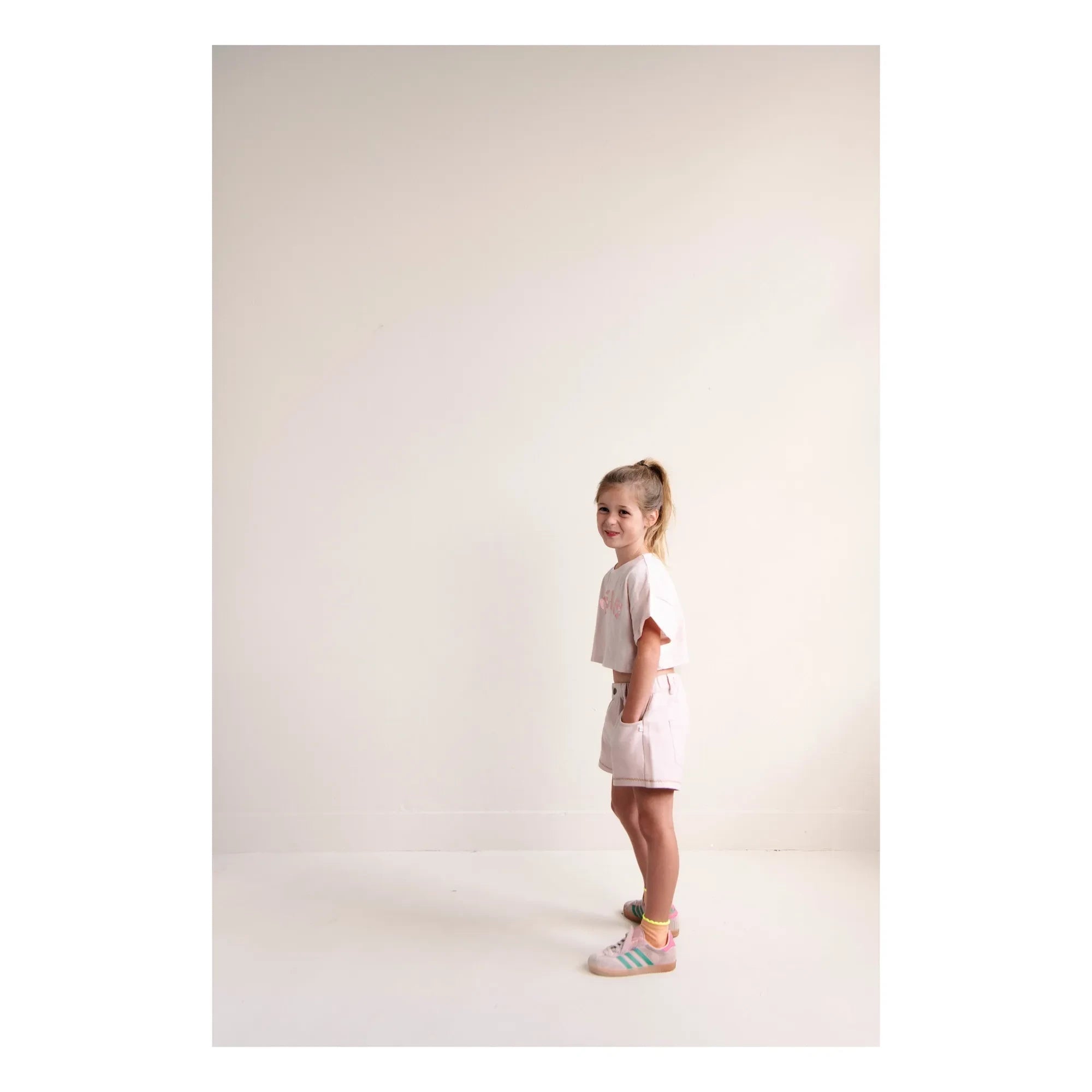 Jenest - Lilou Bio-Baumwoll-Twill-Shorts | Blassrosa