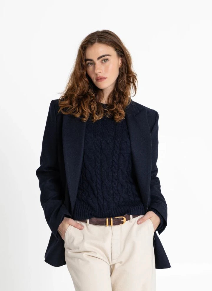 Smallable Woman - Camille Wolle Jacke | Dunkelblau