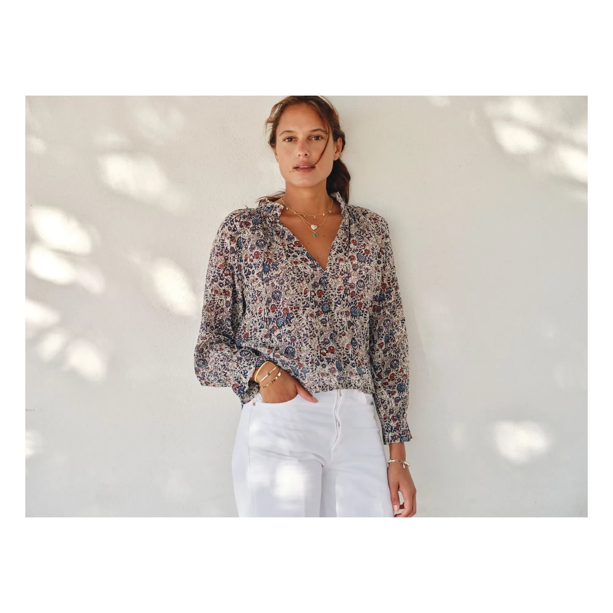 M.A.B.E. - Bluse Cass | Indigo