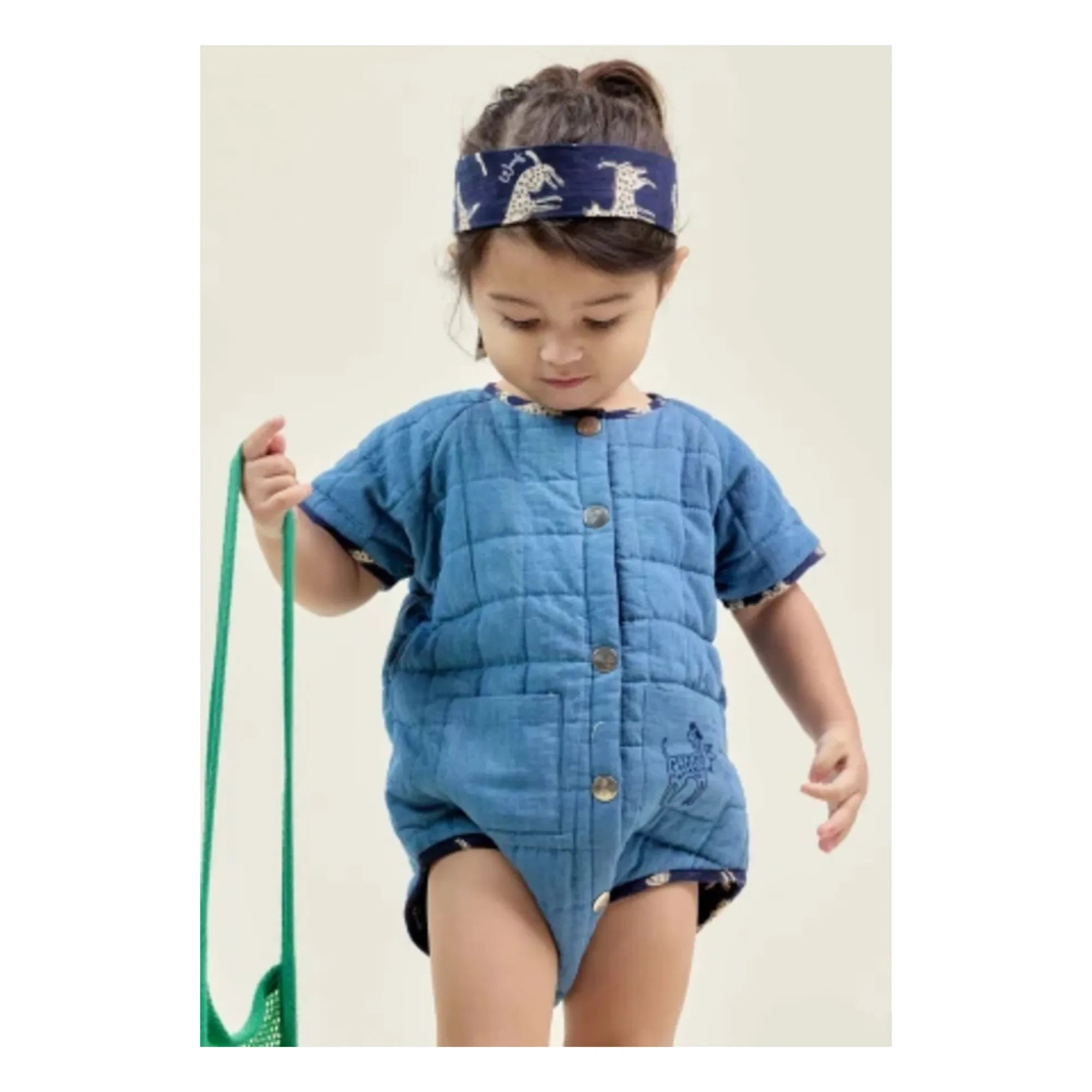 Apaches - Dadi Chambray Overall | Blau