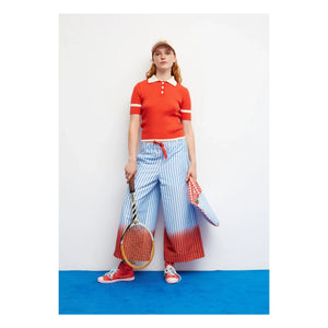 Dr Bloom - Trina Baumwoll-Polo-Shirt | Rot